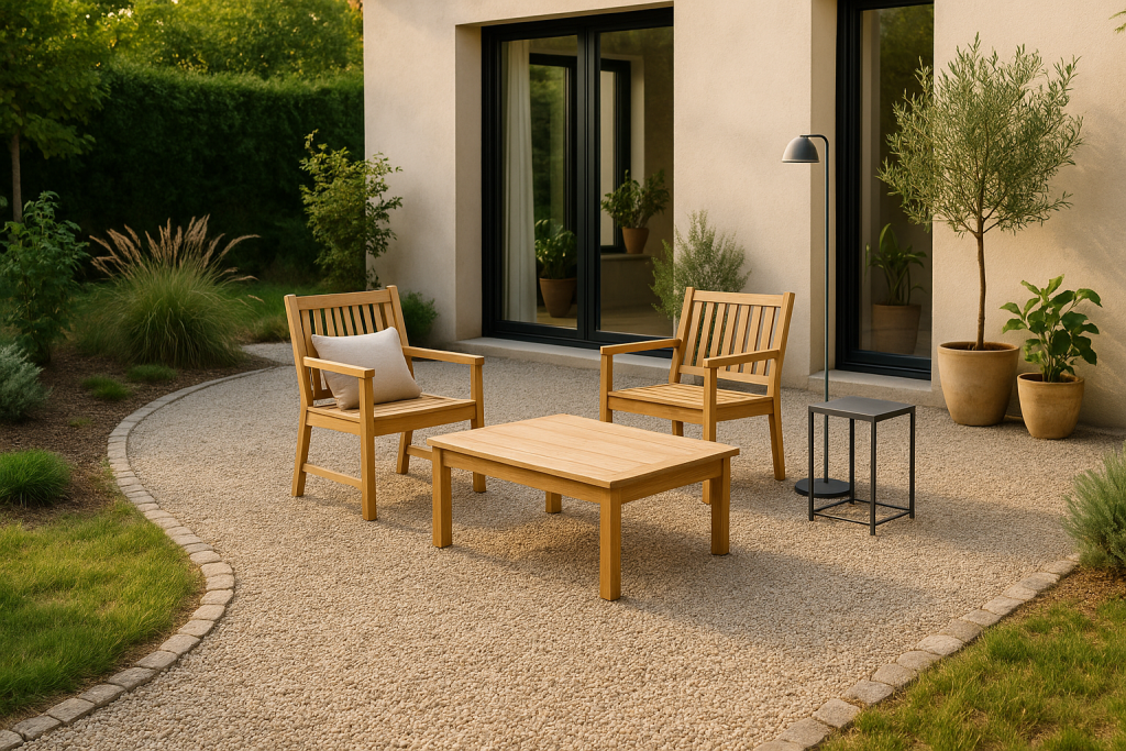 découvrez nos avis et conseils d'experts pour choisir une terrasse en gravier durable, alliant esthétisme, praticité et respect de l'environnement.