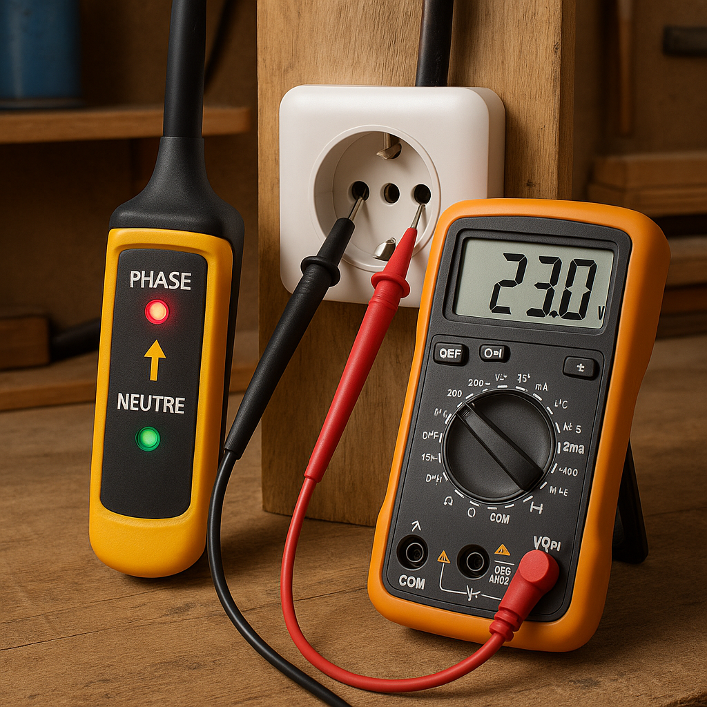 apprenez à identifier et réparer facilement l'inversion de phase et neutre sur une prise électrique pour garantir la sécurité de vos installations électriques.