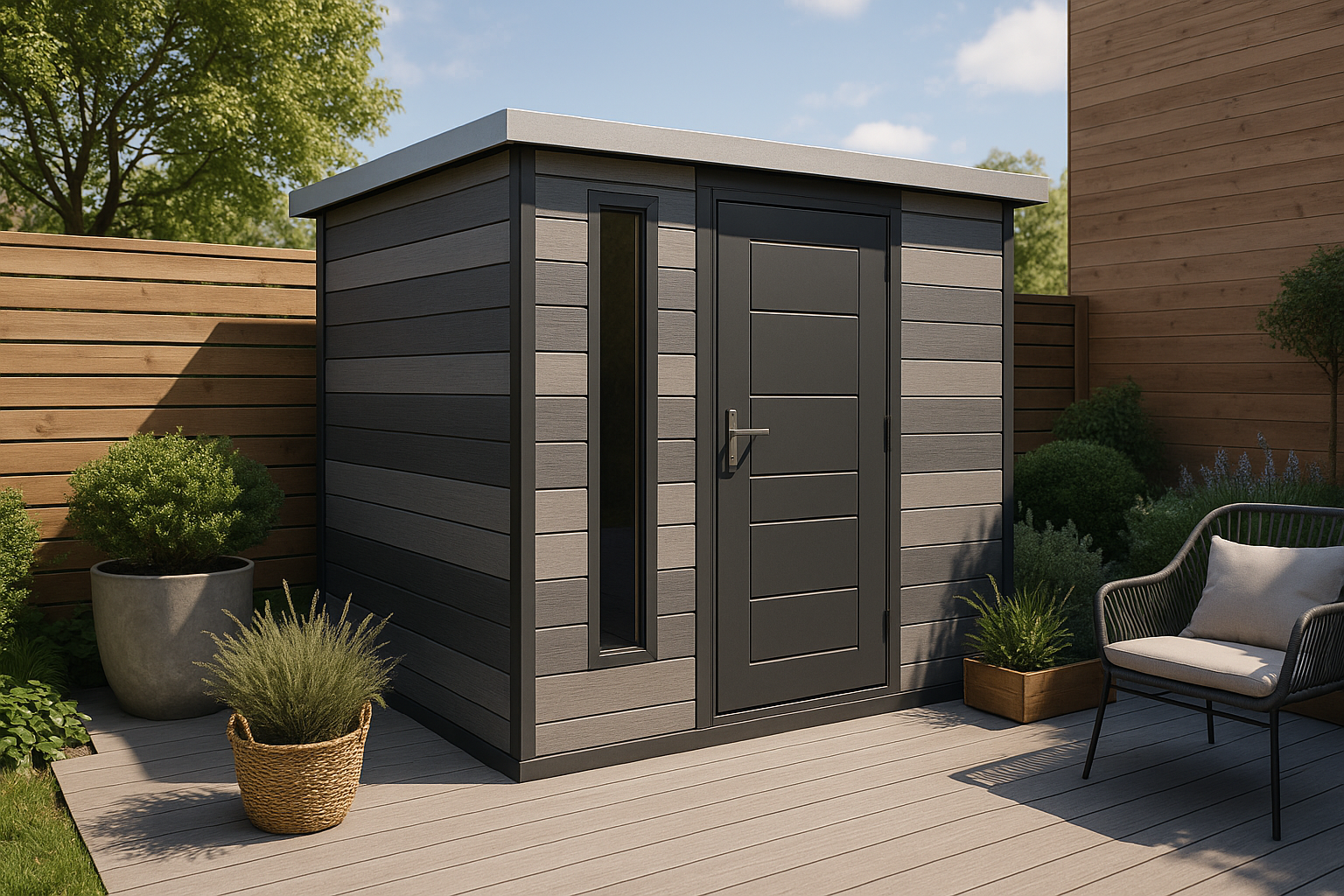 découvrez les avantages d'un abri de jardin composite pour votre espace extérieur : durabilité, esthétique et entretien facile pour un jardin toujours en ordre.