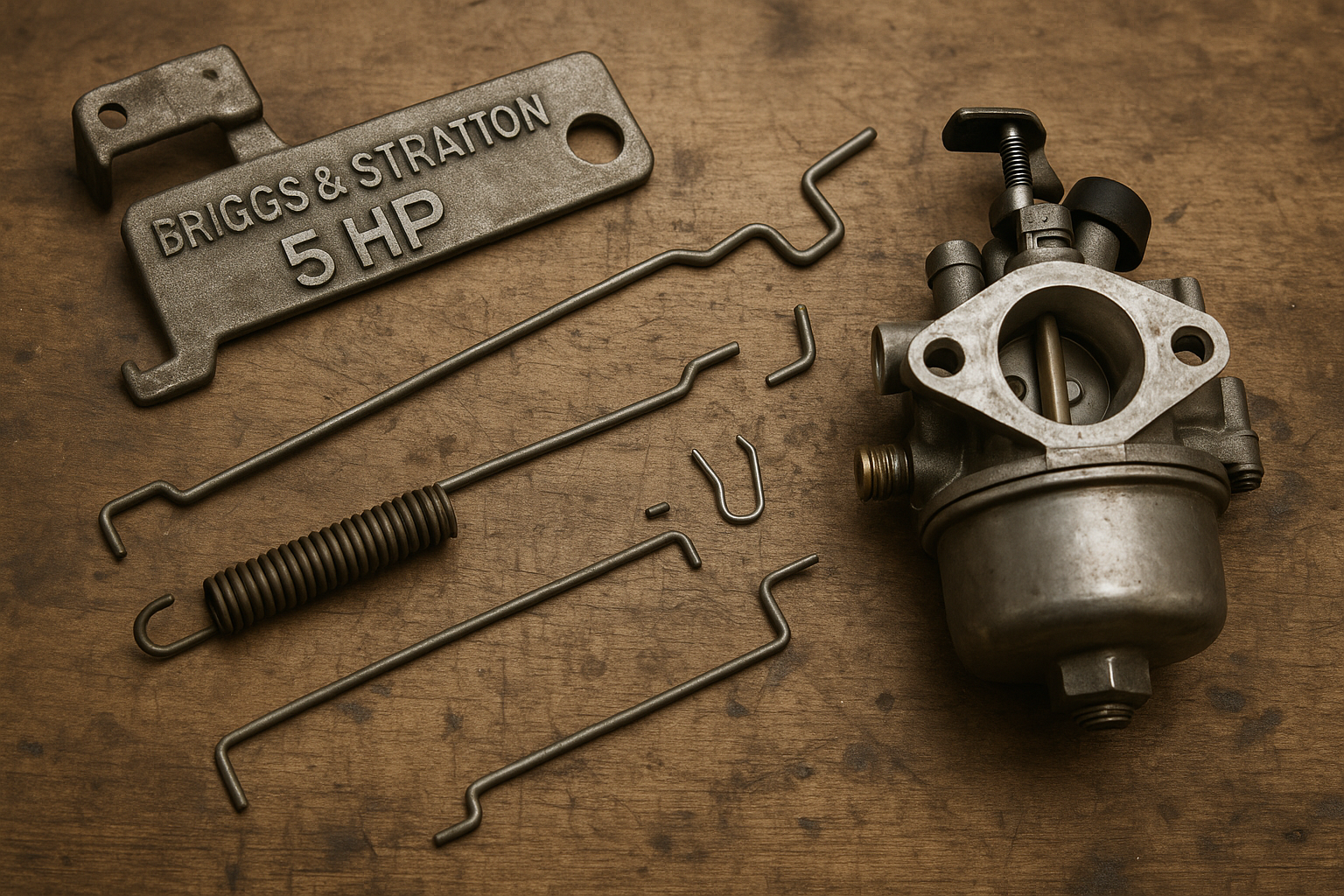 découvrez la vue éclatée détaillée des séries de montage du ressort régulateur pour moteur briggs & stratton 5hp, facilitant l'entretien et la réparation.