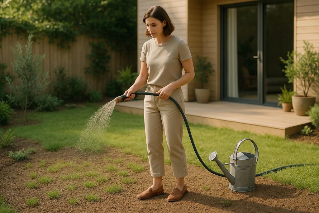 découvrez pourquoi et comment arroser le gazon après le semis pour favoriser une croissance optimale et obtenir un gazon dense et en bonne santé.