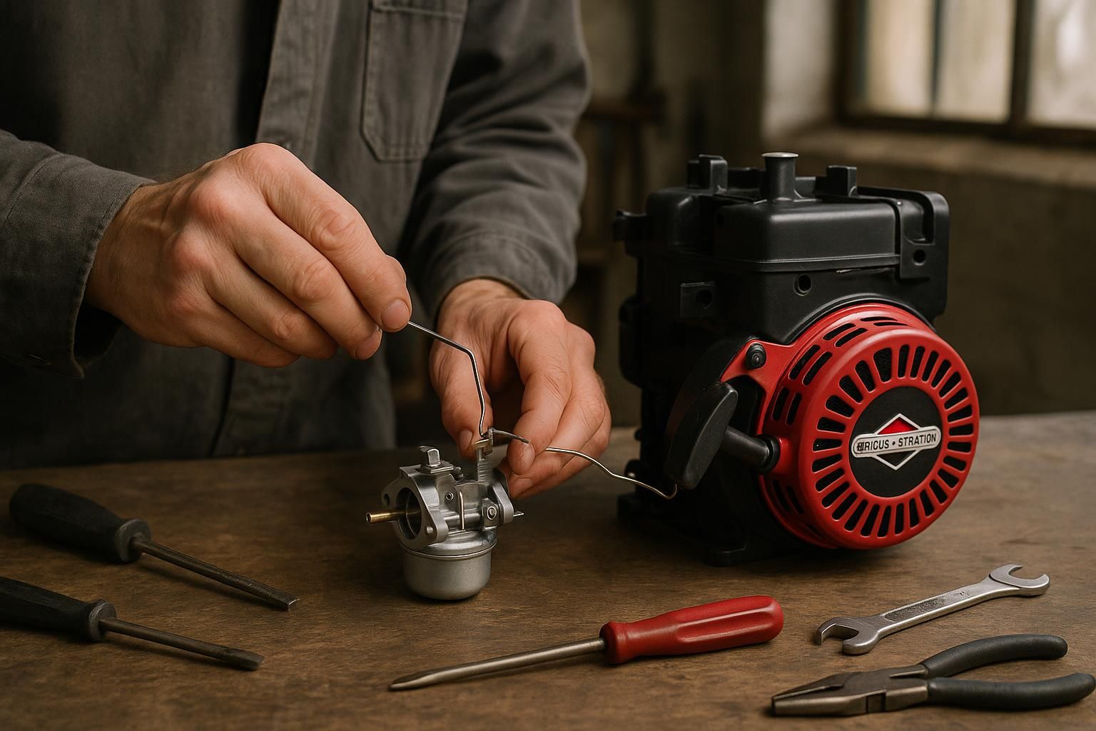 découvrez le schéma détaillé de la tringlerie du carburateur briggs et stratton, expliqué de manière claire pour faciliter la compréhension et la maintenance.