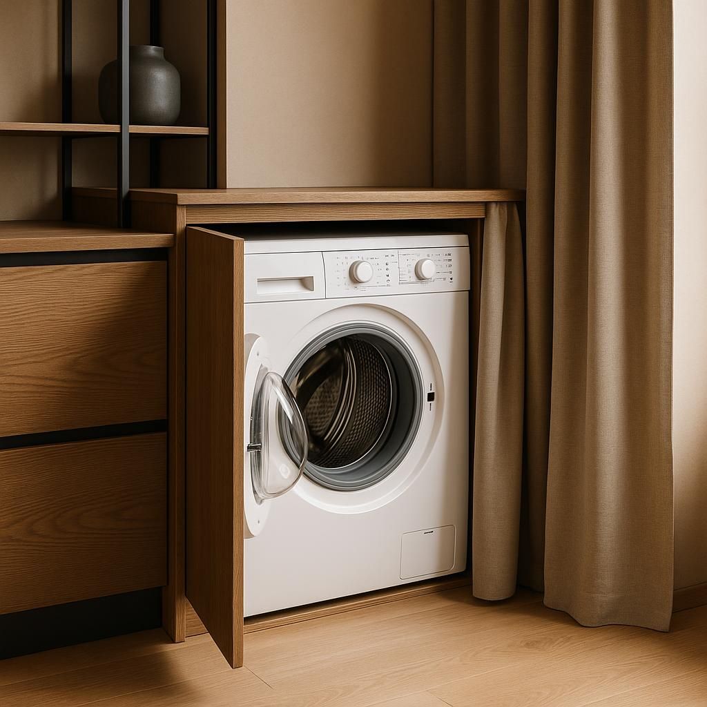 découvrez des astuces pratiques et élégantes pour dissimuler votre machine à laver dans votre intérieur, afin d'optimiser l'espace et préserver l'esthétique de votre maison.