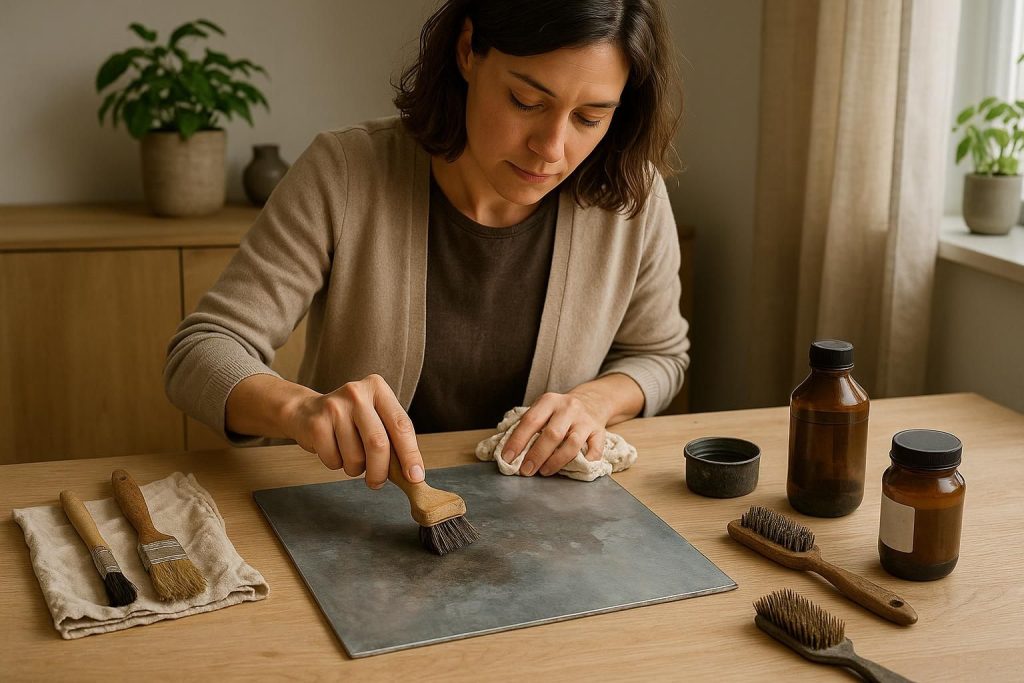 découvrez comment patiner du zinc facilement pour obtenir un effet ancien authentique et réussi grâce à nos conseils et techniques simples.