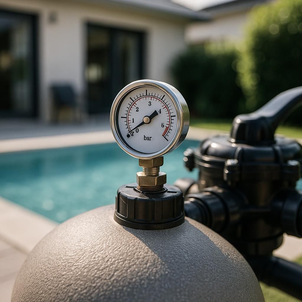 découvrez comment utiliser un manomètre pour optimiser l'efficacité de votre filtre à sable et assurer une filtration parfaite de votre piscine.